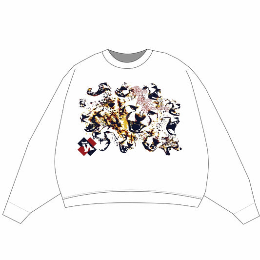 NSU Cheetah Basic Crew Neck Sweater